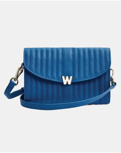 Wolf - Wolf Mimi Crossbody Bag with Wristlet Blue
