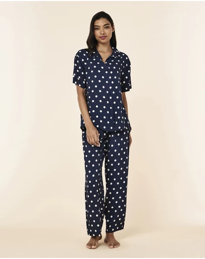 Papinelle - Spot Short Sleeve Full Length Pant PJ