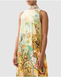 Camilla - High Neck Dress with Back Neck