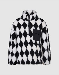 Rock Your Kid - Harlequin Sherpa Sweater