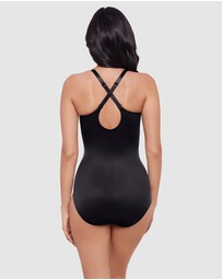 Miraclesuit Shapewear - Sexy Sheer Shaping Underwired Padded Bodysuit
