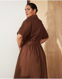Atmos&Here Curvy - Lyndon Utility Midi Dress