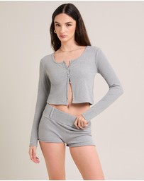 General Pants Co. Basics - Soft Knit Rib Cardigan