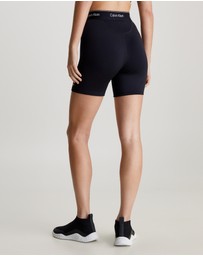 Calvin Klein Sport - Modern Sport High Waist Tonal Bike Shorts
