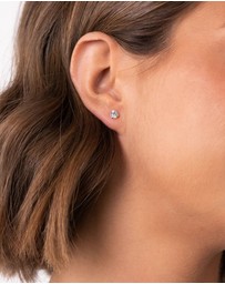 Lovisa - Gold Plated Sterling Silver Cubic Zirconia Stud & Hoop Pack Earring