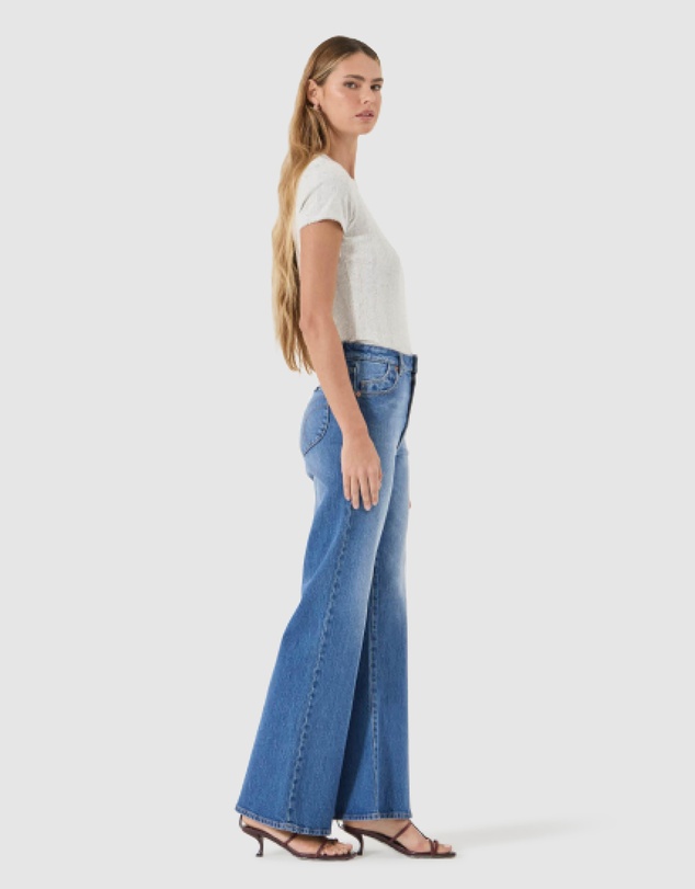 Rolla's - Pointelle Classic Tee - Grey Marle
