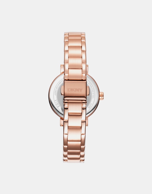 DKNY - Urban Soho Glitz Rose Gold Stainless Steel 30mm Watch