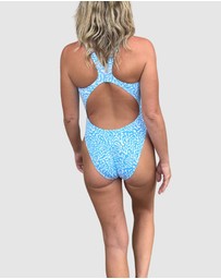 Salty Johnson - Blue Coral Thick Strap One Piece