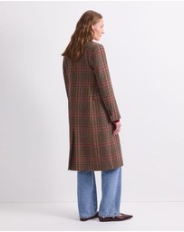 Sportscraft - Gia Double Breasted Check Coat