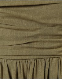 Petal & Pup - Kayt Strapless Dress - Olive Green