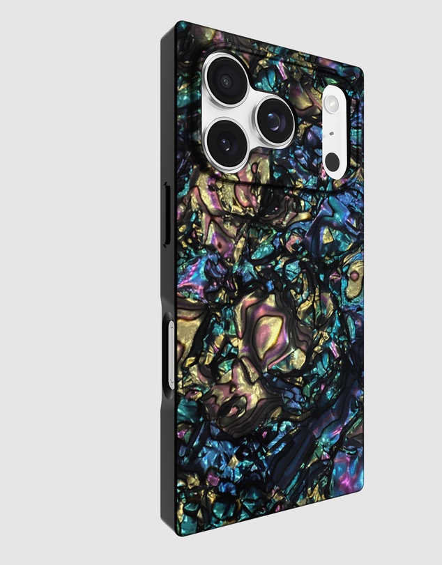 Flaunt - Flaunt Square Abalone Shell MagSafe Case for iPhone 17 Pro