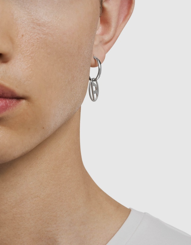 Diesel - Silver-Tone Earring