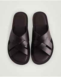 COS - Woven Leather Sandals - Men's