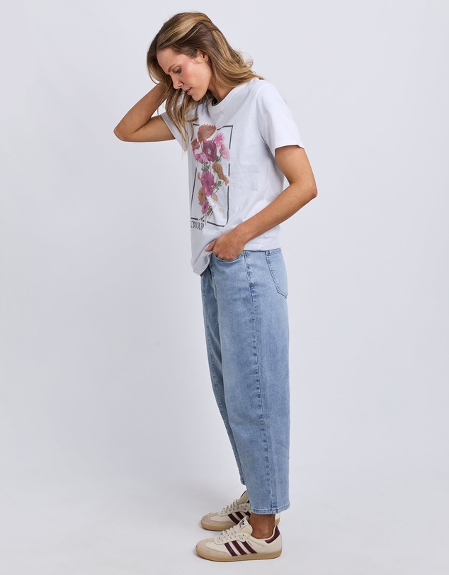 Foxwood - In Bloom Tee White