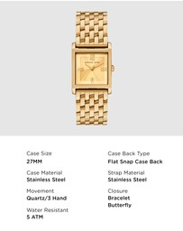 Michael Kors - Georgie Gold Tone Analogue Watch
