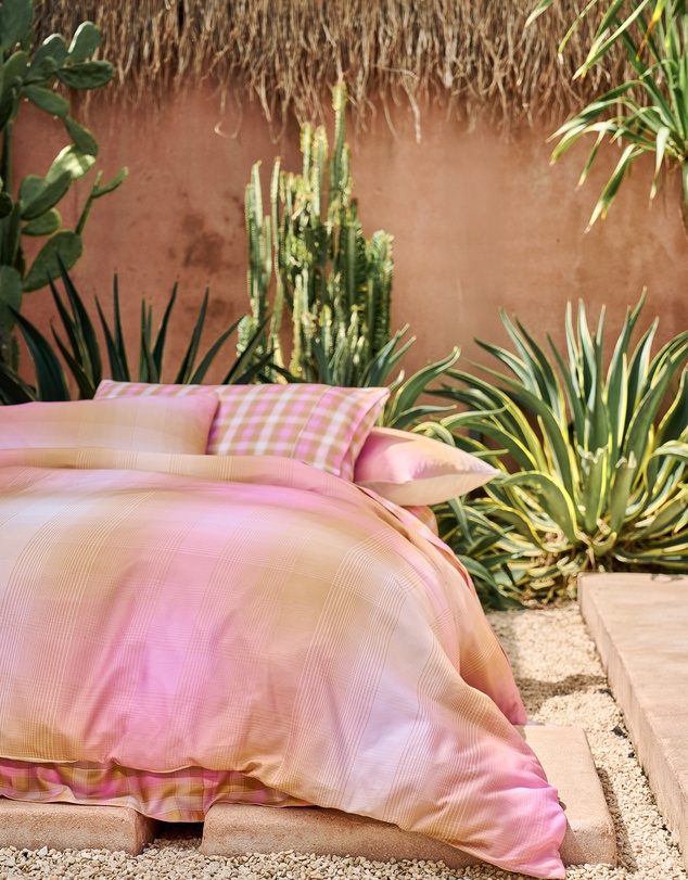 Linen House - Sunrise Check Quilt Cover Set
