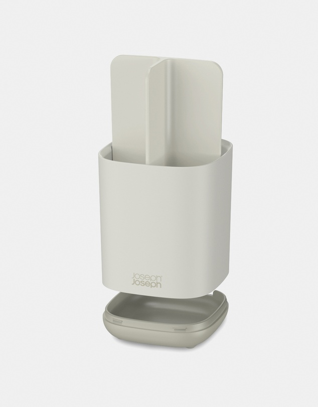 Joseph Joseph - EasyStore™ Small Toothbrush Caddy with Matt Finish (Ecru)