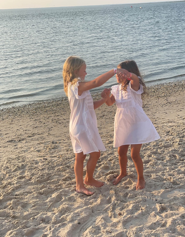 Sant And Abel - Girls Billie White Dress