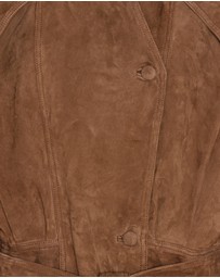 ROTATE - Suede Bomber Jacket