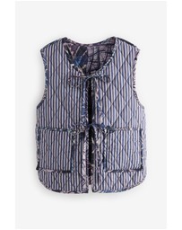 NEXT - Padded Reversible Tie Front Gilet