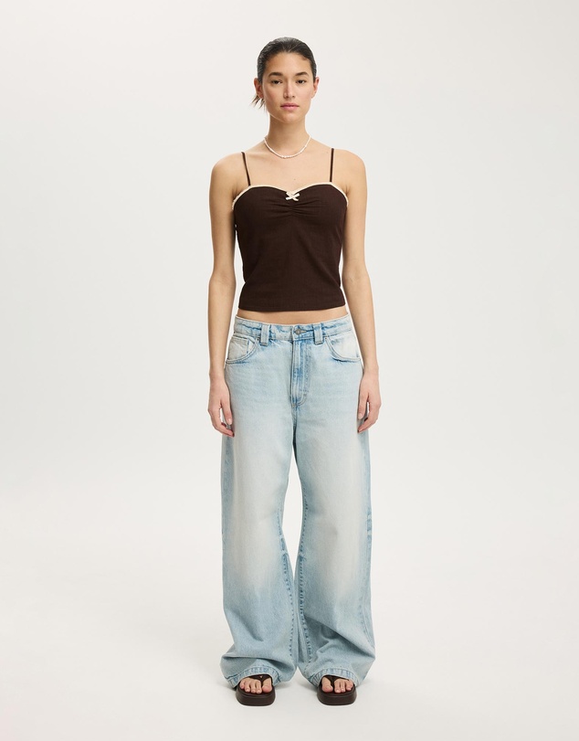 Cotton On - Bow Cotton Cami