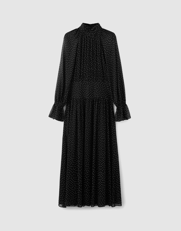 M.N.G - Gathered Turtleneck Dress