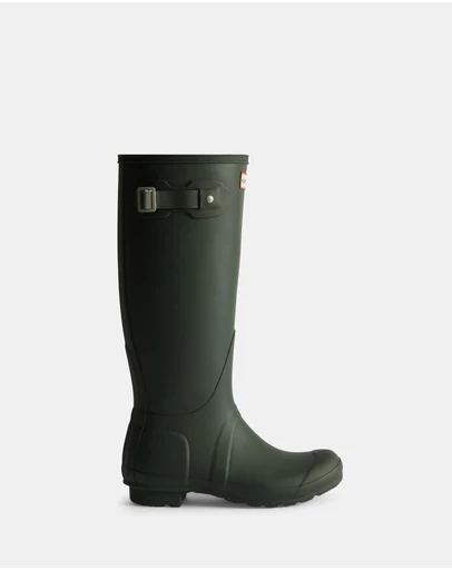 Hunter - Original Tall Tartan Lining Boots - Women's