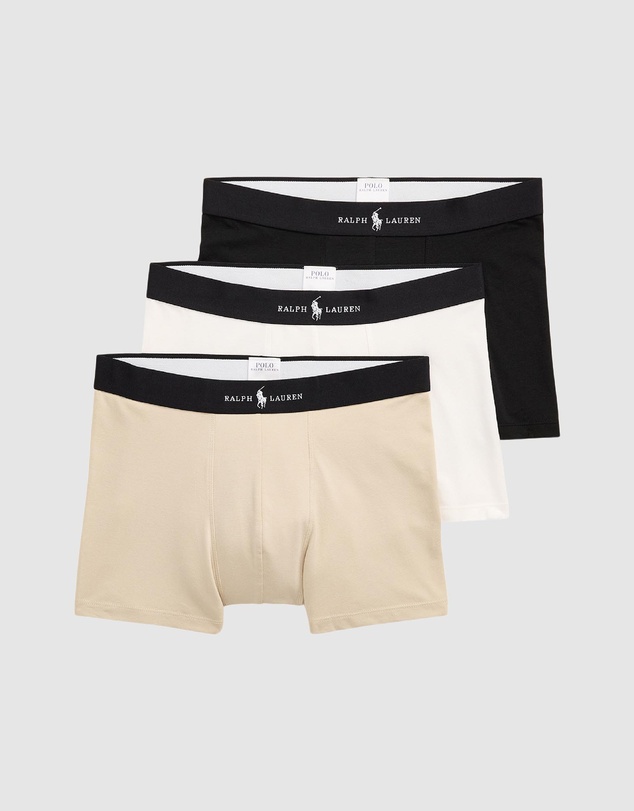 Polo Ralph Lauren - 3-Pack Classic Cotton-Blend Trunks
