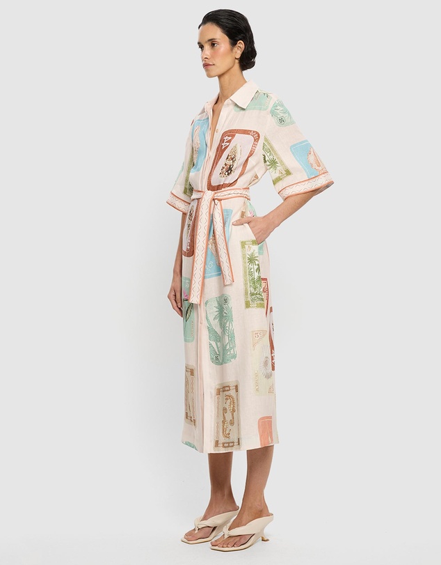 KIVARI - Coastline Shirt Dress