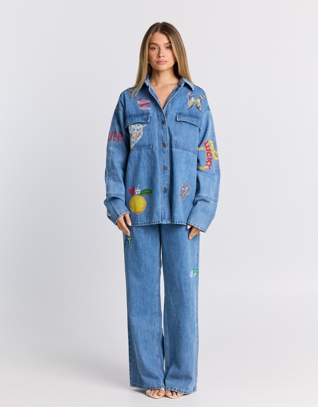 MAKU - Tattoo Denim Jeans