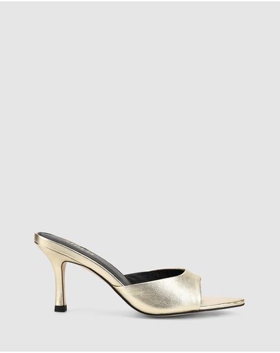 Gold Metallic Leather