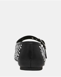 Steve Madden - Marcela Black Mesh Flats