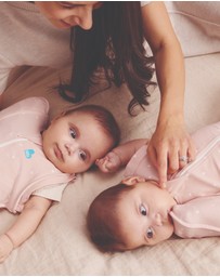 Love to Dream - Swaddle Up™ Transition Bag 1.0 TOG Cotton Powder Pink Twinkle