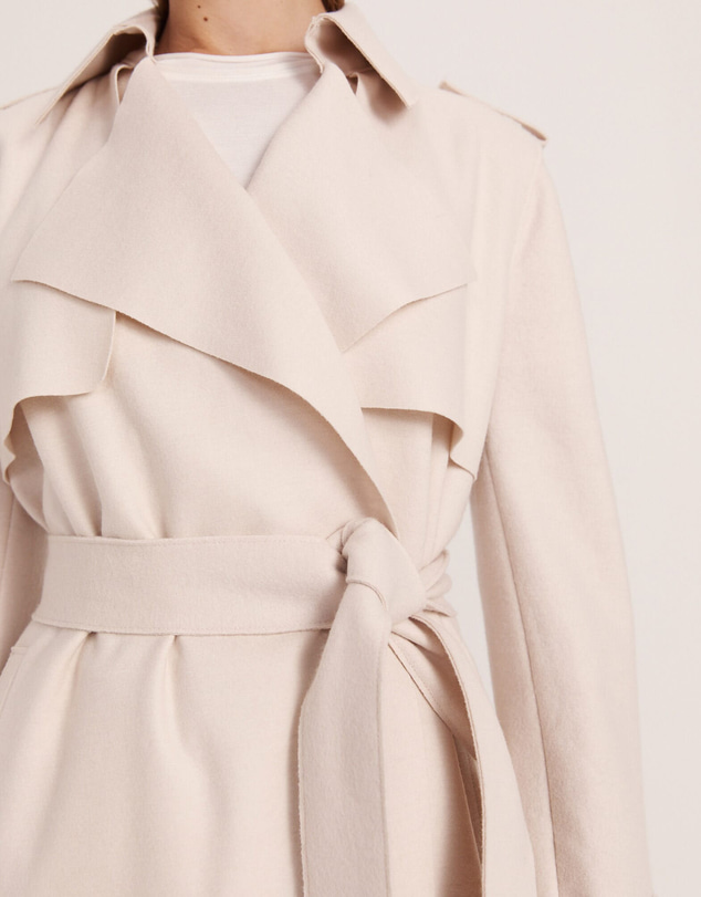 SABA - Karla Wool Longline Trench Coat