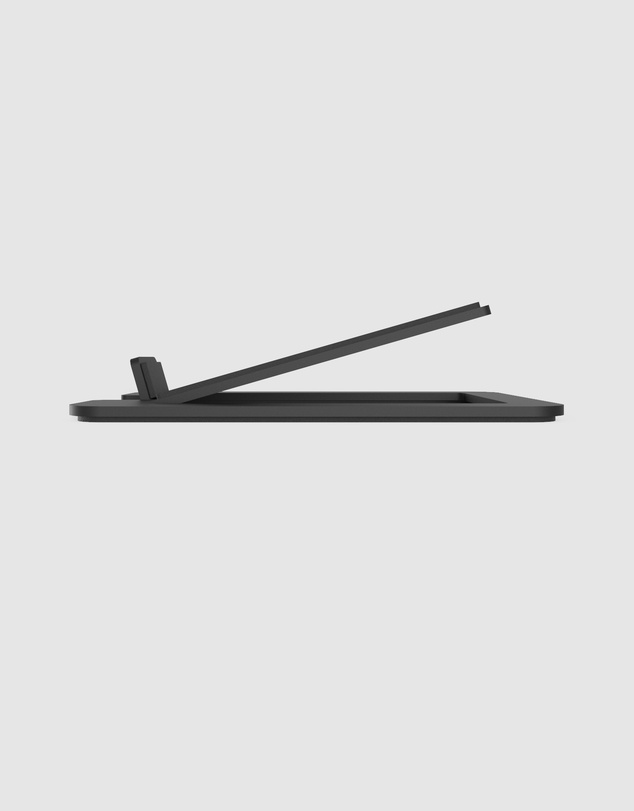 iWorld - Kanto S6 Angled Desktop Speaker Stands for Large Speakers - Pair, Black