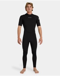 Quiksilver - Mens 2/2mm Prologue Short Sleeve Back Zip Wetsuit