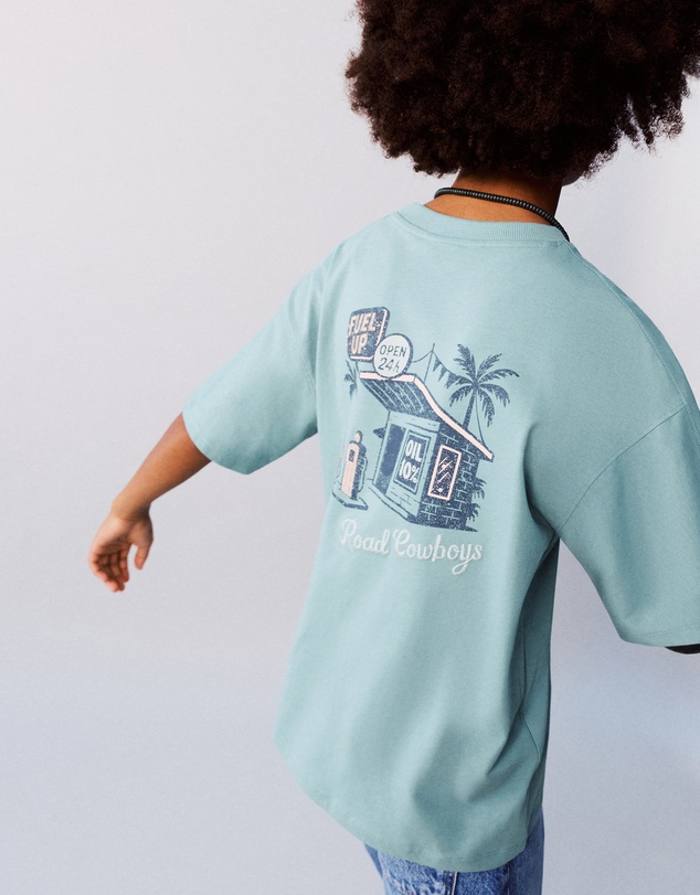M.N.G - A2 Petrol T-Shirt - Kids-Teens