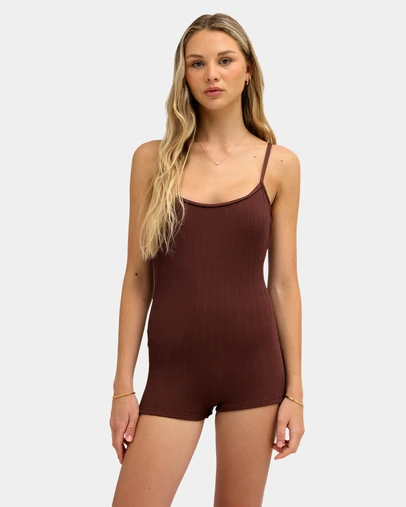 Roxy - Womens Roxy Love Boyleg One Piece Swimsuit