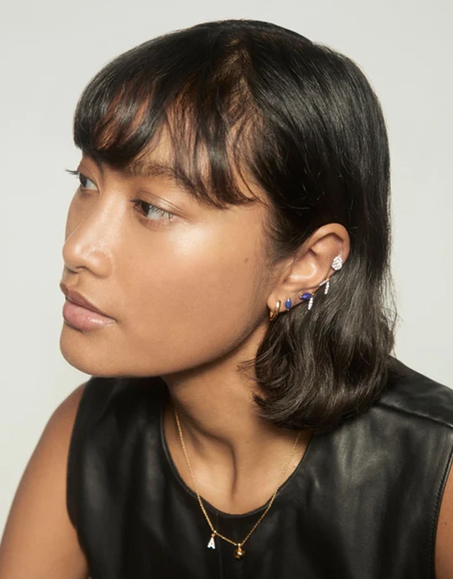 PDPAOLA - Green Aventurine Nomad Earrings