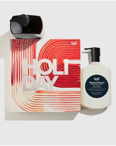 Leif Products - Limited Edition Holiday Flannel Flower Hand Duo LGE
