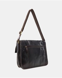 Pierre Cardin - Pierre Cardin Men's Rustic Messenger/Computer Bag