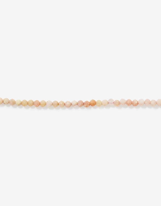 Michael Hill - Pink Opal Bead Bracelet in 10kt Yellow Gold