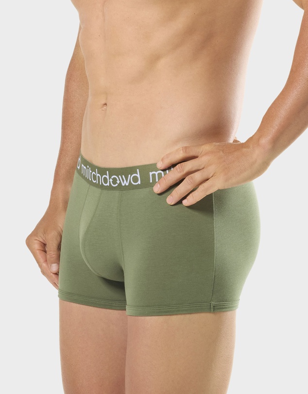 Mitch Dowd - Mens Plain Bamboo Trunk 3 Pack