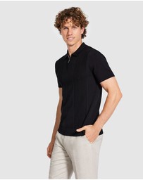 Tarocash - Stilone Zip Knit Polo