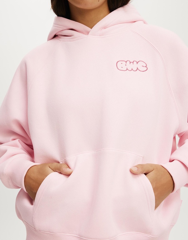 Cotton On Body Active - Plush Premium Graphic Raglan Hoodie