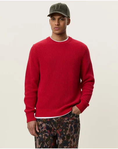 Les Deux - Rib Crewneck Knit