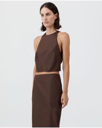 St. Agni - Paper Taffeta Cocoon Top