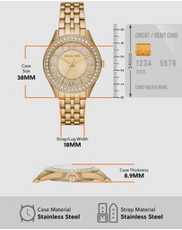 Michael Kors - Harlowe Gold Tone Analogue Watch
