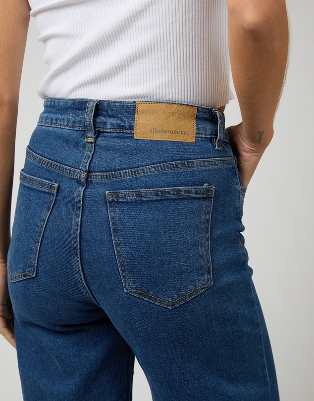 All About Eve - Charlie High Rise Wide Leg Jean Mid Blue