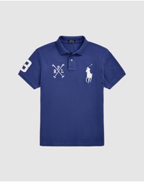 Polo Ralph Lauren - Custom Slim Fit Big Pony Mesh Polo Shirt